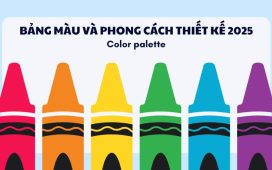 Bảng màu và phong cách thiết kế 2025 thumbnails